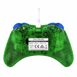 PDP Rock Candy: Luigi Lime Bleu, Vert, Translucide USB Manette de jeu Analogique/Numérique Nintendo Switch, Nintendo Switch Lite, Nintendo Switch OLED