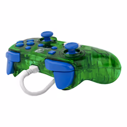PDP Rock Candy: Luigi Lime Bleu, Vert, Translucide USB Manette de jeu Analogique/Numérique Nintendo Switch, Nintendo Switch Lite, Nintendo Switch OLED - Vue supplémentaire 4