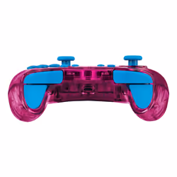 PDP Rock Candy: Bubblegum Peach Rose, Translucide USB Manette de jeu Analogique/Numérique Nintendo Switch, Nintendo Switch Lite, Nintendo Switch OLED - Vue supplémentaire 7