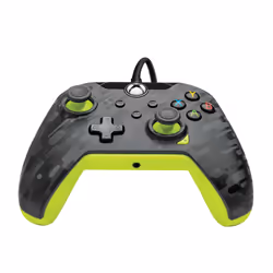 PDP Manette filaire: Carbone électriquePour Xbox Series X|S, Xbox One et Windows 10/11