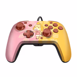 PDP Isabelle REMATCH, Manette de jeu, Nintendo Switch, Nintendo Switch OLED, Croix directionnelle, Bouton d'accueil, Avec fil ...