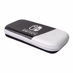 PDP Slim Deluxe: Black & White Boîtier robuste Nintendo Noir, Blanc