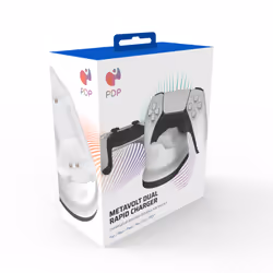 PDP Chargeur rapide double METAVOLT: Frost White Pour PlayStation 5 - Vue supplémentaire 6