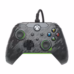 PDP Manette filaire: Néon carbone, Pour Xbox et Windows 10/11, Manette de jeu, PC, Xbox One, Xbox One X, Xbox Series S, Xbox  ...