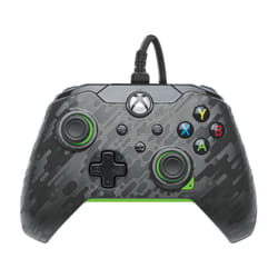 PDP Manette filaire: Néon carbone, Pour Xbox et Windows 10/11