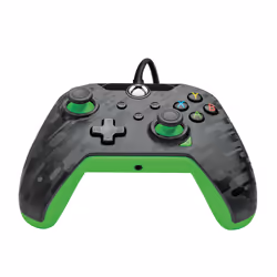 PDP Manette filaire: Néon carbone, Pour Xbox et Windows 10/11