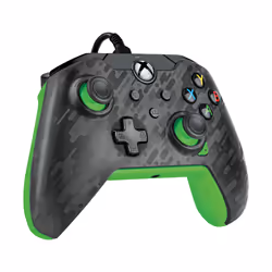 PDP Manette filaire: Néon carbone, Pour Xbox et Windows 10/11