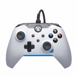 PDP Manette filaire: Ion blancPour Xbox Series X|S, Xbox One et Windows 10/11, Manette de jeu, PC, Xbox One, Xbox Series S, X ...