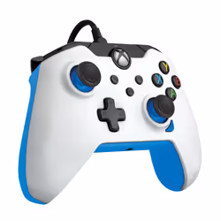 PDP Manette filaire: Ion blancPour Xbox Series X|S, Xbox One et Windows 10/11