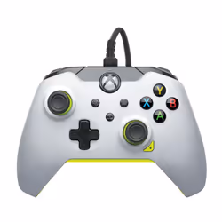 PDP Manette filaire: Blanc électriquePour Xbox Series X|S, Xbox One et Windows 10/11, Manette de jeu, PC, Xbox One, Xbox Seri ...