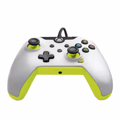 PDP Manette filaire: Blanc électriquePour Xbox Series X|S, Xbox One et Windows 10/11