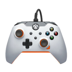 PDP 049-012-WO accessoire de jeux vidéo Orange, Blanc USB Manette de jeu Analogique/Numérique PC, Xbox, Xbox One X, Xbox Series S, Xbox Series X
