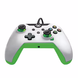PDP Manette filaire: Blanc fluoPour Xbox Series X|S, Xbox One et Windows 10/11
