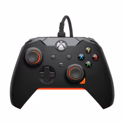 PDP Manette filaire: Noir atomique, Pour Xbox et Windows 10/11, Manette de jeu, Xbox One, Xbox One X, Xbox Series S, Xbox Ser ...