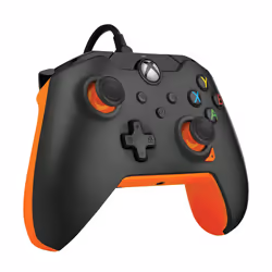 PDP Manette filaire: Noir atomique, Pour Xbox et Windows 10/11
