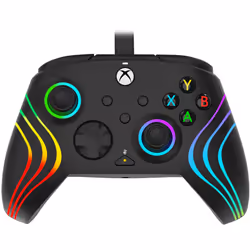 PDP Afterglow Wave, Manette de jeu, PC, Xbox One, Xbox Series S, Xbox Series X, Croix directionnelle, Multicolore, Avec fil,  ...