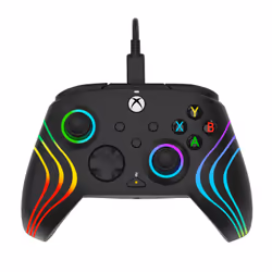 PDP Afterglow Wave Noir USB Manette de jeu PC, Xbox One, Xbox Series S, Xbox Series X - Vue supplémentaire 11
