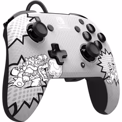 PDP REMATCH: Comic Attack Noir, Gris, Blanc USB Manette de jeu Analogique/Numérique Nintendo Switch, Nintendo Switch OLED - Vue supplémentaire 10