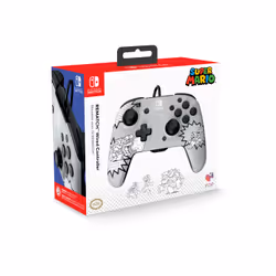 PDP REMATCH: Comic Attack Noir, Gris, Blanc USB Manette de jeu Analogique/Numérique Nintendo Switch, Nintendo Switch OLED - Vue supplémentaire 9