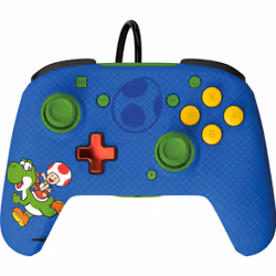 PDP Manette filaire REMATCH: Yoshi &amp; Toad, Manette de jeu, Nintendo Switch, Nintendo Switch OLED, Croix directionnelle, B ...