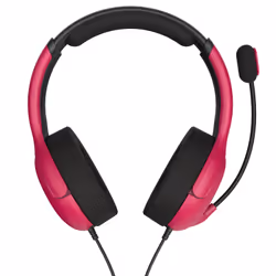 PDP Casque filaire AIRLITE: Scarlet Red Pour PlayStation 5 et PlayStation 4