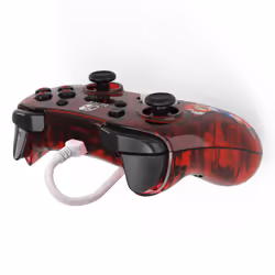 PDP Rock Candy: Mario Punch Rouge, Translucide USB Manette de jeu Analogique/Numérique Nintendo Switch, Nintendo Switch Lite, Nintendo Switch OLED - Vue supplémentaire 4
