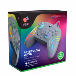 PDP Afterglow Wave, Manette de jeu, PC, Xbox One, Xbox Series S, Xbox Series X, Touche Retour, Croix directionnelle, Touche P ...