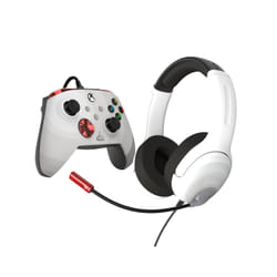 PDP 049-026-RWB accessoire de jeux vidéo Rouge, Blanc USB Manette de jeu PC, Xbox One, Xbox Series S, Xbox Series X