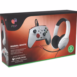 PDP 049-026-RWB accessoire de jeux vidéo Rouge, Blanc USB Manette de jeu PC, Xbox One, Xbox Series S, Xbox Series X