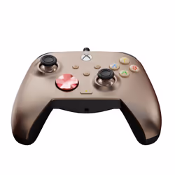 PDP REMATCH GLOW Advanced Noir, Bronze USB Manette de jeu Analogique/Numérique PC, Xbox One, Xbox Series S, Xbox Series X