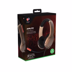PDP Airlite, Avec fil, Jouer, Casque, Noir, Bronze