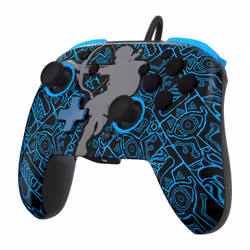 PDP Rematch: Sheikah Shoot Noir, Bleu USB Manette de jeu Analogique/Numérique Nintendo Switch, Nintendo Switch Lite, Nintendo Switch OLED - Vue supplémentaire 4