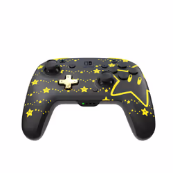 PDP REMATCH GLOW Noir, Jaune Manette de jeu Analogique/Numérique Nintendo Switch, Nintendo Switch OLED