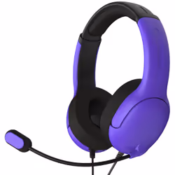 PDP Nebula Ultra Violet AIRLITE, Avec fil, Jouer, Casque, Noir, Violet