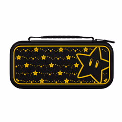 PDP Étui de voyage Plus GLOW : Super Star, Pour Nintendo Switch, Nintendo Switch Lite et Nintendo Switch - Modèle OLED, Boîti ...