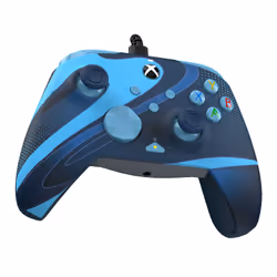 PDP Manette filaire REMATCH GLOW Advanced : Marée bleue, Pour Xbox Series X|S, Xbox One et Windows 10/11 PC, Manette de jeu,  ...