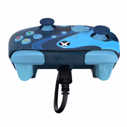 PDP Manette filaire REMATCH GLOW Advanced : Marée bleue, Pour Xbox Series X|S, Xbox One et Windows 10/11 PC - Vue supplémentaire 10
