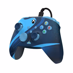 PDP Manette filaire REMATCH GLOW Advanced : Marée bleue, Pour Xbox Series X|S, Xbox One et Windows 10/11 PC - Vue supplémentaire 9