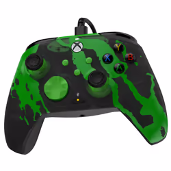 PDP Manette filaire REMATCH GLOW Advanced : Vert éclatant, Pour Xbox Series X|S, Xbox One et Windows 10/11 PC, Manette de jeu ...