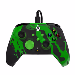 PDP Manette filaire REMATCH GLOW Advanced : Vert éclatant, Pour Xbox Series X|S, Xbox One et Windows 10/11 PC