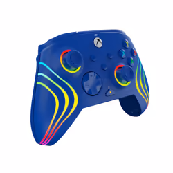 PDP Afterglow Wave Bleu USB Manette de jeu Analogique/Numérique PC, Xbox Series S, Xbox Series X