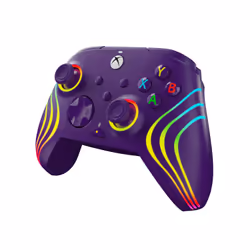 PDP Afterglow Wave, Manette de jeu, PC, Xbox Series S, Xbox Series X, Croix directionnelle, Touche Menu, Touche Partage, Anal ...
