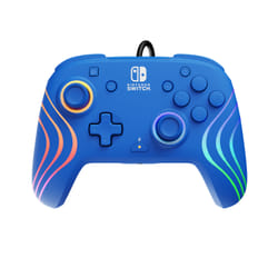 PDP Afterglow Wave Bleu USB Manette de jeu Analogique/Numérique Nintendo Switch, Nintendo Switch OLED