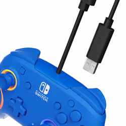 PDP Afterglow Wave Bleu USB Manette de jeu Analogique/Numérique Nintendo Switch, Nintendo Switch OLED - Vue supplémentaire 4