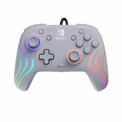 PDP Afterglow Wave Gris USB Manette de jeu Analogique/Numérique Nintendo Switch, Nintendo Switch OLED - Vue supplémentaire 4