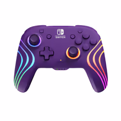 PDP Afterglow Wave Violet Manette de jeu Analogique/Numérique Nintendo Switch, Nintendo Switch OLED - Vue supplémentaire 11