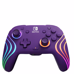 PDP Afterglow Wave Violet Manette de jeu Analogique/Numérique Nintendo Switch, Nintendo Switch OLED - Vue supplémentaire 4