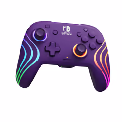 PDP Afterglow Wave Violet Manette de jeu Analogique/Numérique Nintendo Switch, Nintendo Switch OLED - Vue supplémentaire 5