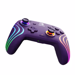 PDP Afterglow Wave Violet Manette de jeu Analogique/Numérique Nintendo Switch, Nintendo Switch OLED - Vue supplémentaire 9