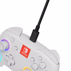 PDP Afterglow Wave Blanc Manette de jeu Analogique/Numérique Nintendo Switch, Nintendo Switch OLED - Vue supplémentaire 10